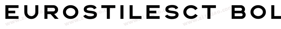 EurostileSCT Bold字体转换